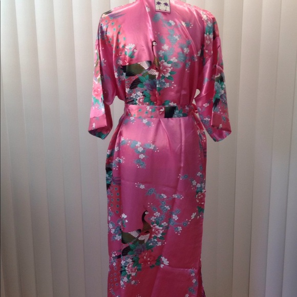 Bottoms out gal Intimates & Sleepwear Women Satin Kimono Robe Long